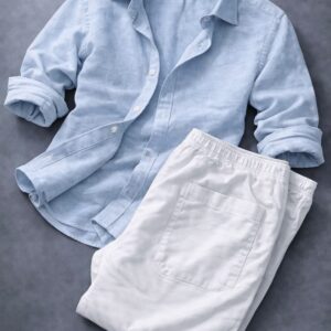 Sky Blue Breeze Set" or "Coastal Casual Combo